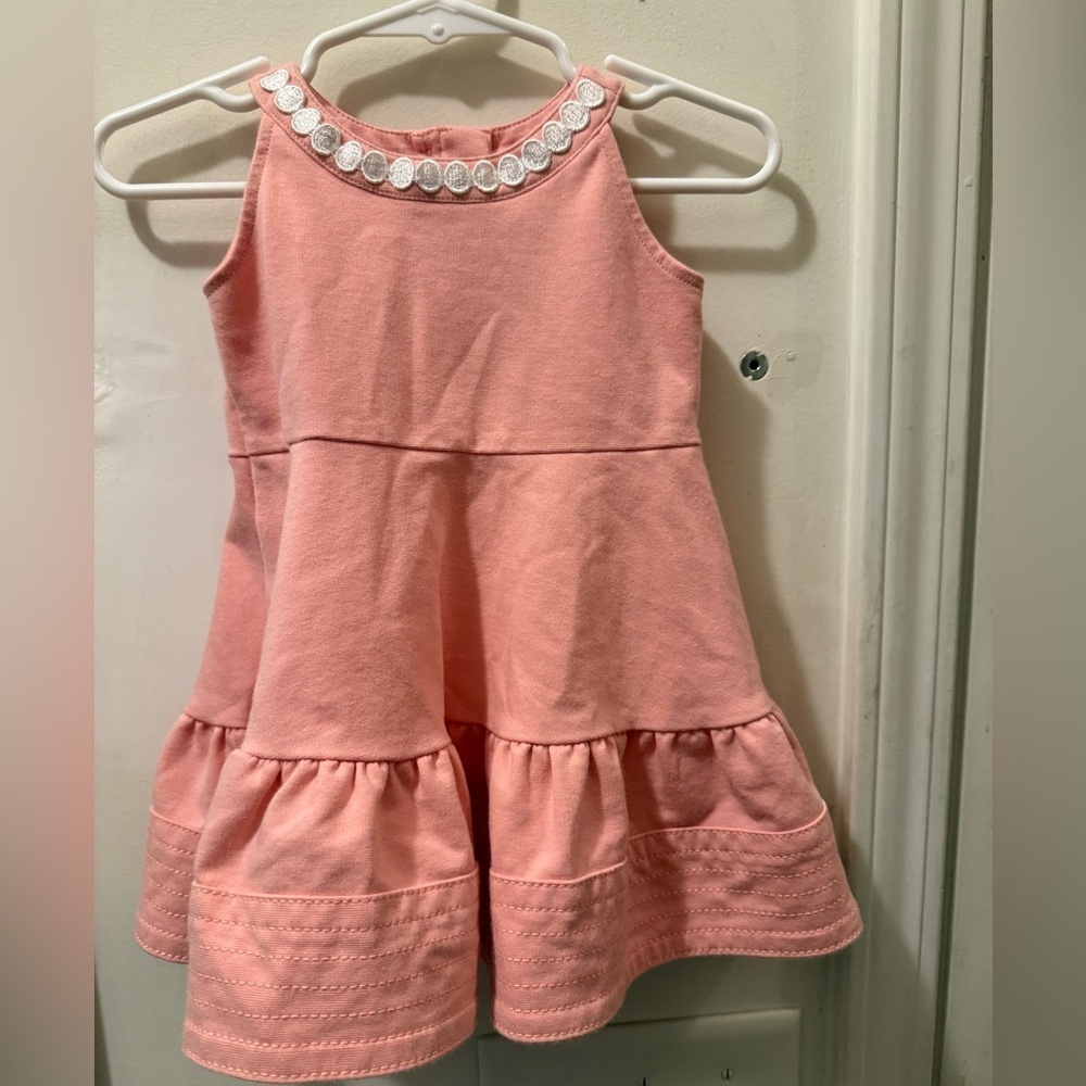 New Janie and Jack Oval Trim Ponte Dress - Picture 1 of 8